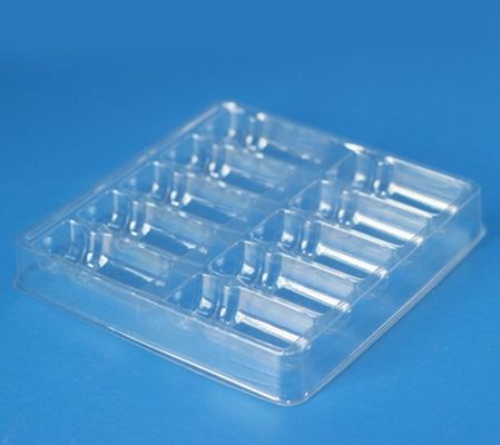 Vials de médicaments plateau d'emballage emballage en plastique médical de différentes tailles