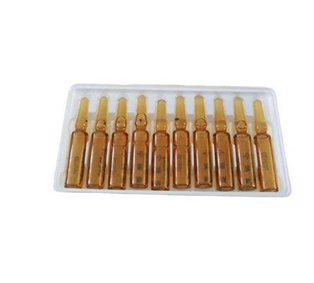 Plateau d'emballage en plastique médical polyvalent pour plateau à ampoules blanches jetables