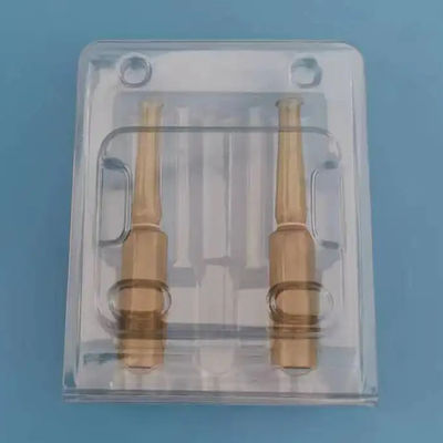 Plateau d'emballage en plastique médical polyvalent pour plateau à ampoules blanches jetables