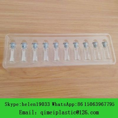 Vials de médicaments plateau d'emballage emballage en plastique médical de différentes tailles