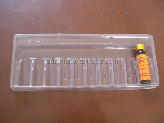 Un bac en plastique de 2 ml pour emballer le flacon est une solution professionnelle et pratique.