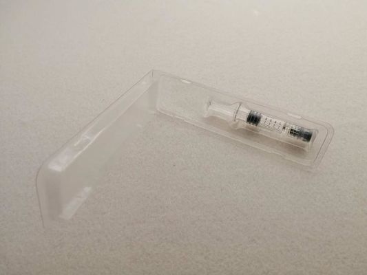 Emballage en ampoules pour appareils médicaux PET PVC Clamshell pour une seringue de 1,0 ml Type de procédé